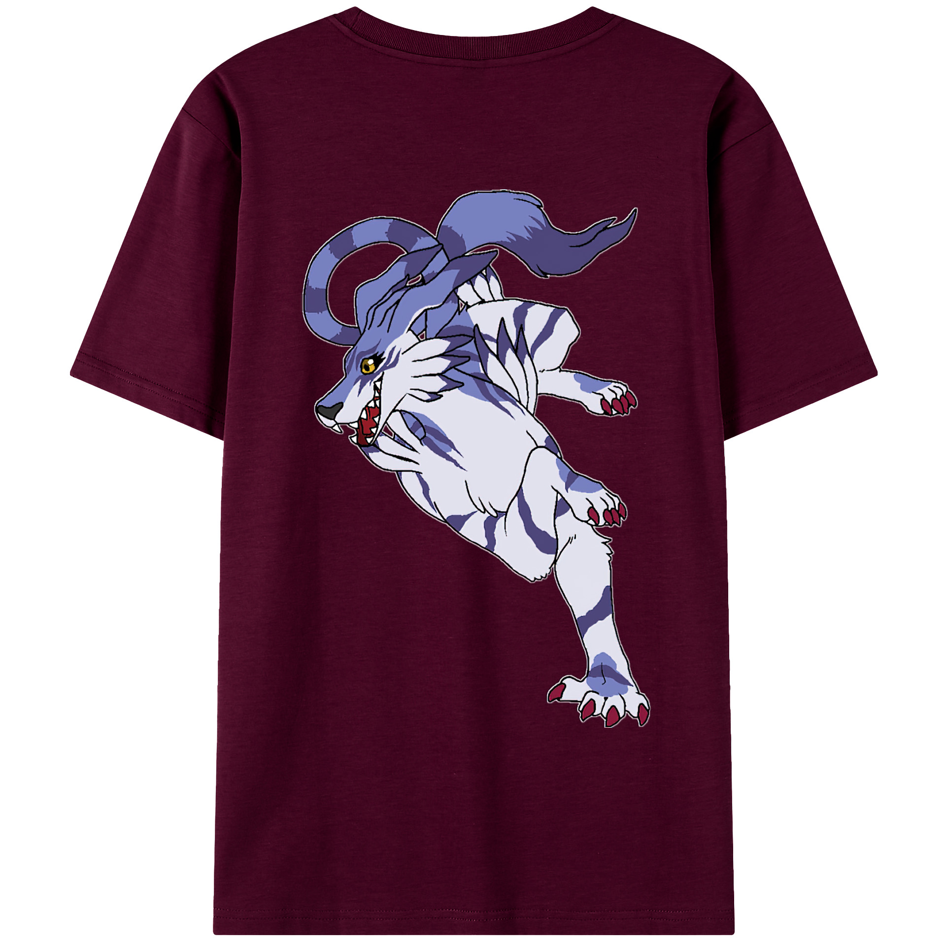 （画像用） Digimon デジタルモンスター/デジモン レディース半袖Tシャツ(バックプリント)